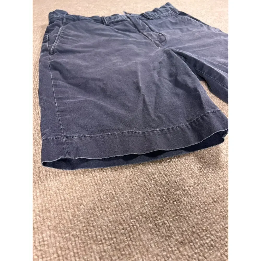 Polo Ralph Lauren Shorts Mens 31 Navy Blue Stretch Classic Fit Chino